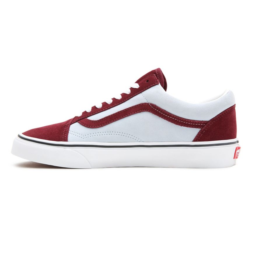 Vans 2-Tone Suede Old Skool Bordeaux | VN821K0QJ56