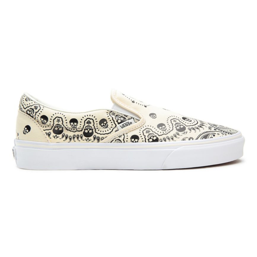 Vans Bandana Klassieke Slip-On Blanche | VN823A6CR02