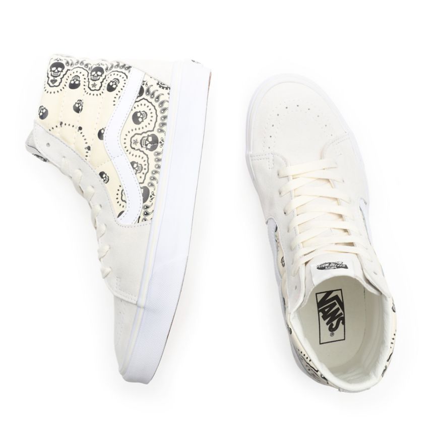 Vans Bandana SK8-Hi Blanche | VN926L0ZI29