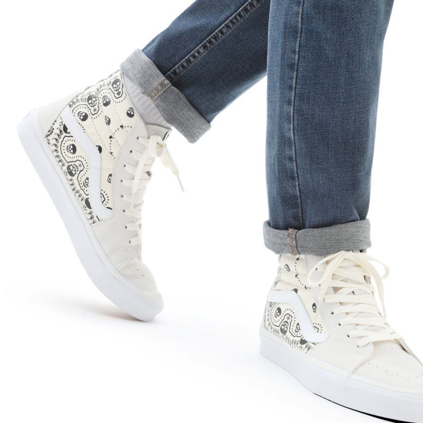 Vans Bandana SK8-Hi Blanche | VN926L0ZI29