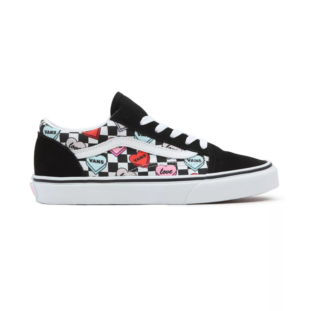 Vans Candy Hearts Old Skool Noir | VN565C2ZO80