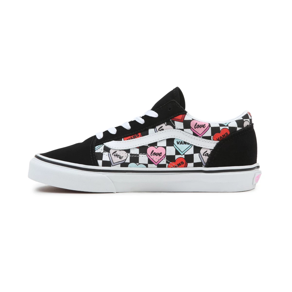Vans Candy Hearts Old Skool Noir | VN565C2ZO80