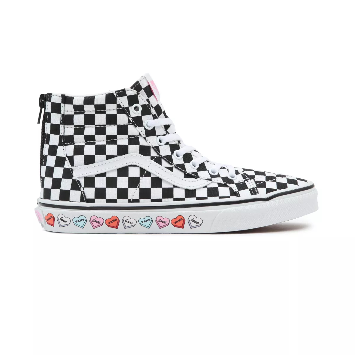 Vans Candy Hearts SK8-Hi Zip Noir | VN415R5JS98