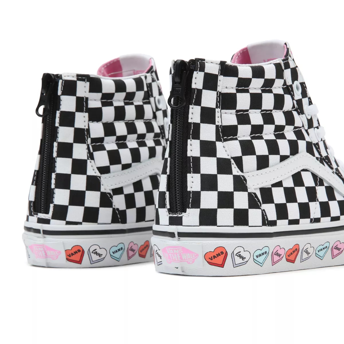 Vans Candy Hearts SK8-Hi Zip Noir | VN415R5JS98