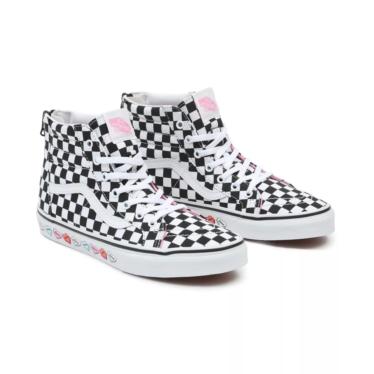 Vans Candy Hearts SK8-Hi Zip Noir | VN415R5JS98