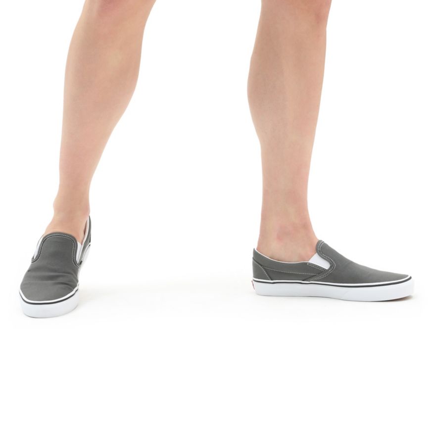 Vans Canvas Klassieke Slip-On Grise Foncé | VN096Q9XW24
