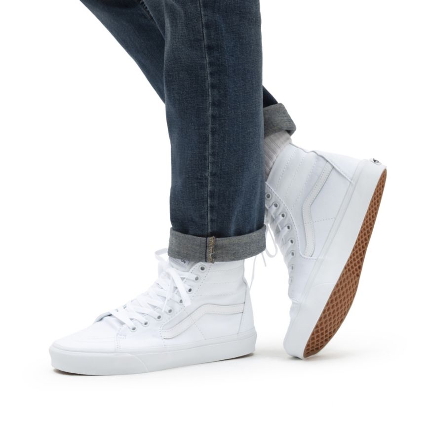 Vans Canvas SK8-Hi Tapered Blanche | VN755F1SI56