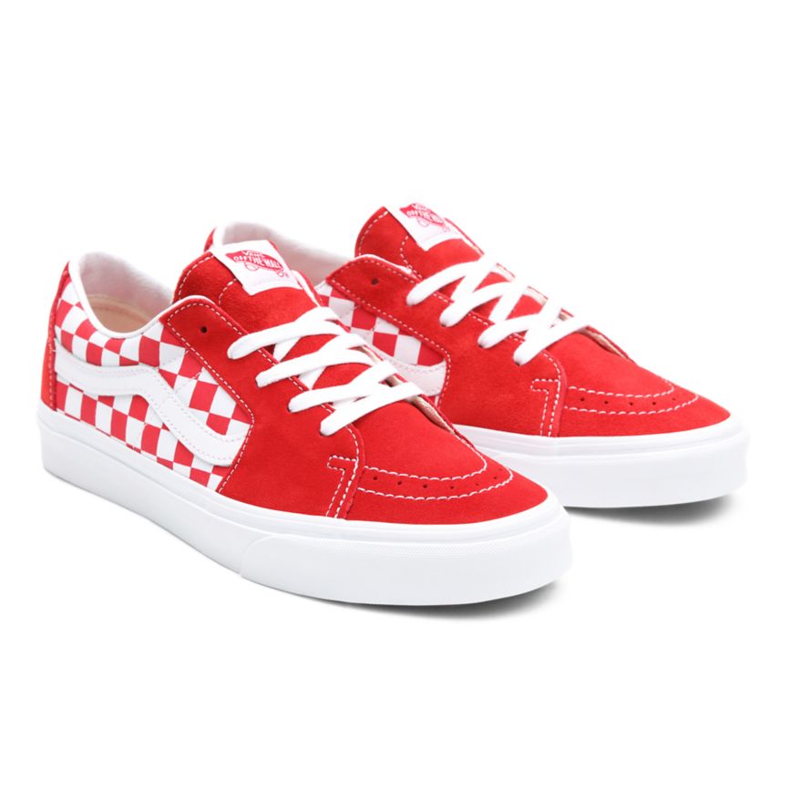 Vans Canvas Suede SK8-Low Rouge | VN032L2BV39