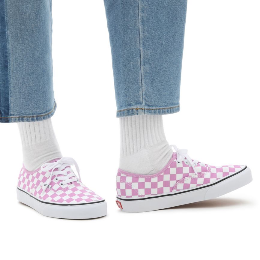 Vans Checkerboard Authentic Roze | VN938T0PQ79