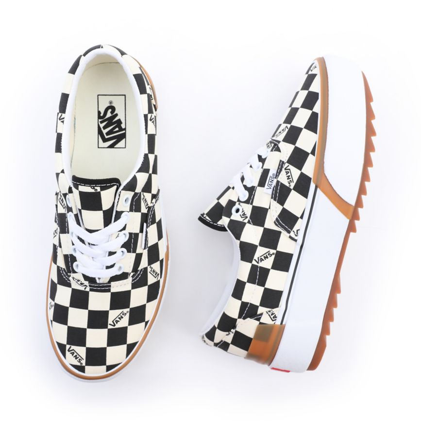 Vans Checkerboard Era Stacked Noir | VN507E5UF24