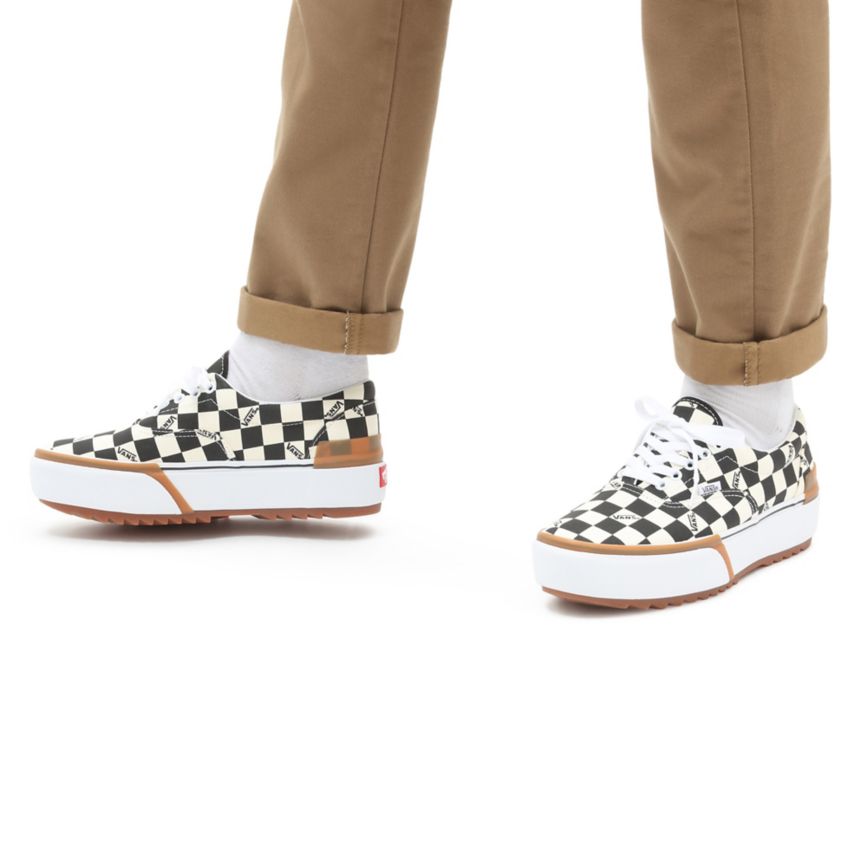 Vans Checkerboard Era Stacked Noir | VN507E5UF24