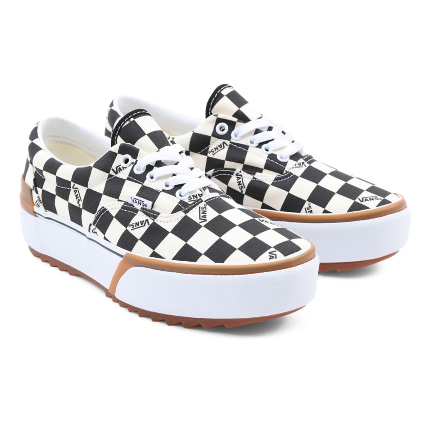 Vans Checkerboard Era Stacked Noir | VN507E5UF24
