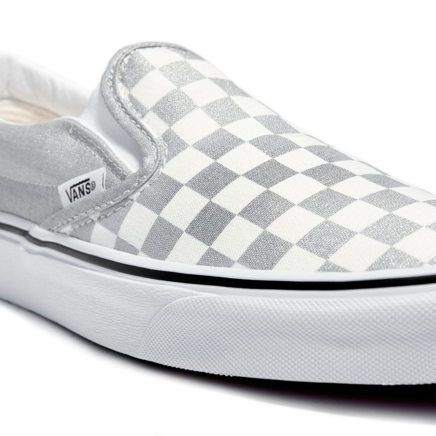 Vans Checkerboard Klassieke Slip-On Grise | VN031L2VC56