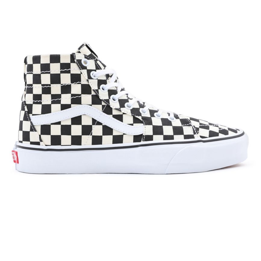 Vans Checkerboard Sk8-Hi Tapered Noir | VN646B3FQ48