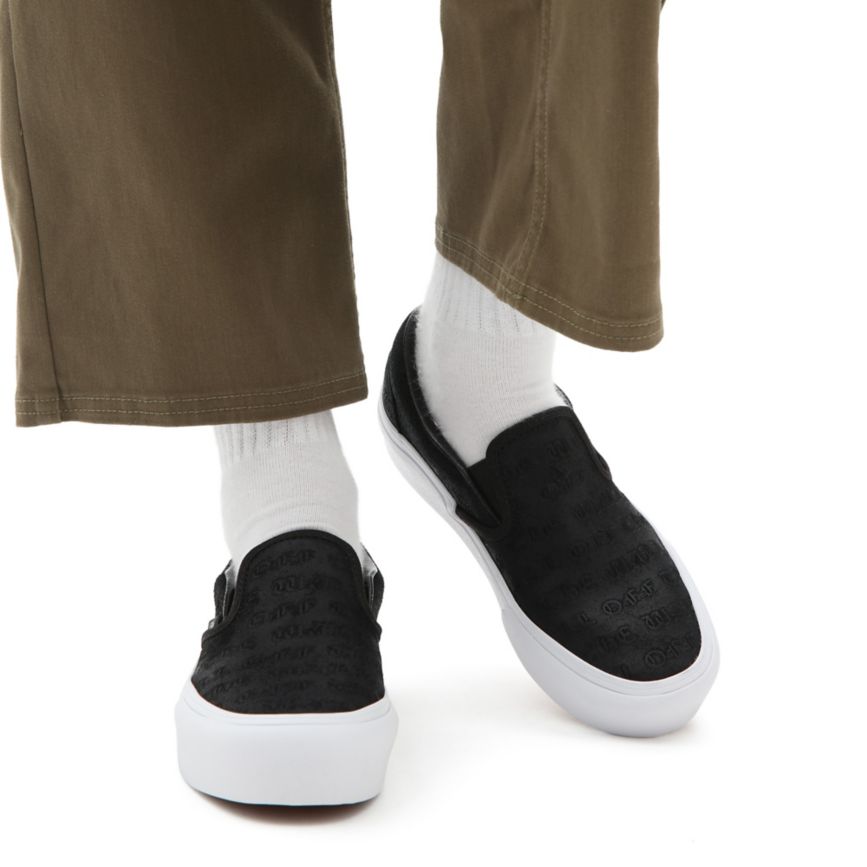Vans Deboss OTW Klassieke Slip-On Platform Noir | VN469J5CC33