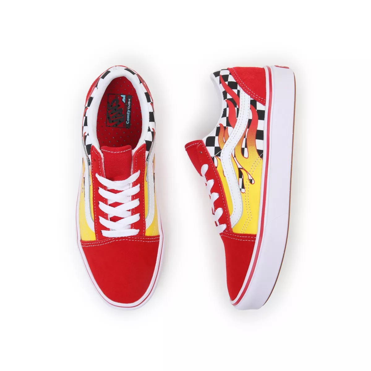 Vans Flame ComfyCush Old Skool Rouge | VN619C7WQ66