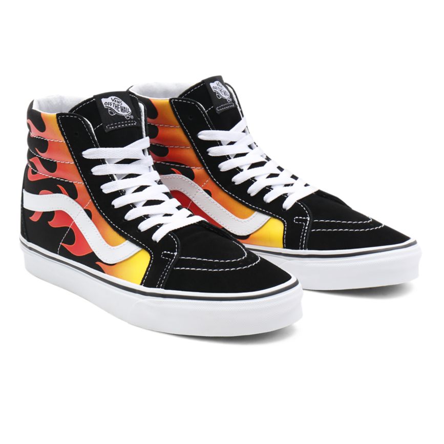 Vans Flame Sk8-Hi Reissue Noir | VN726H0SZ61