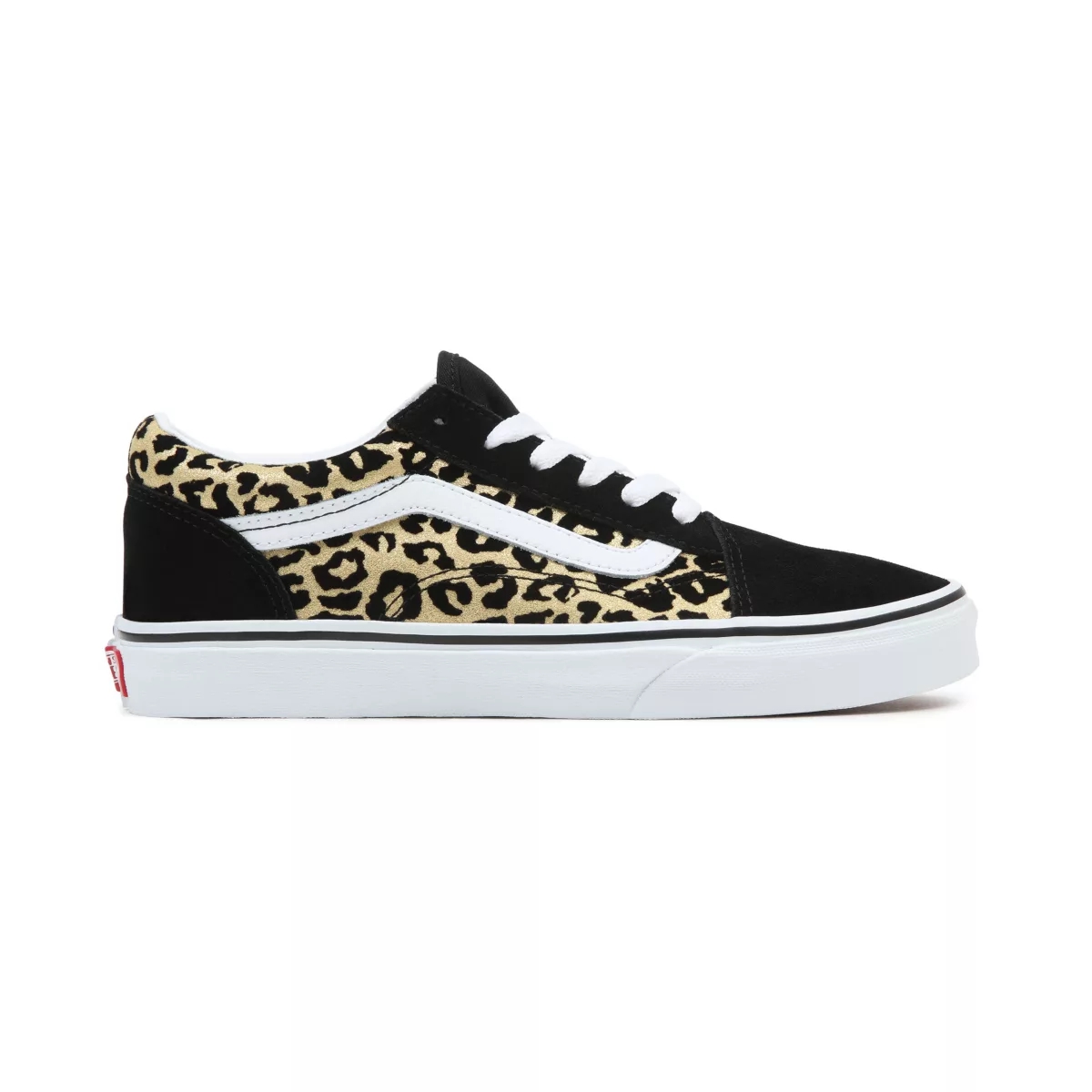 Vans Flocked Leopard Old Skool Noir | VN277E3YT66