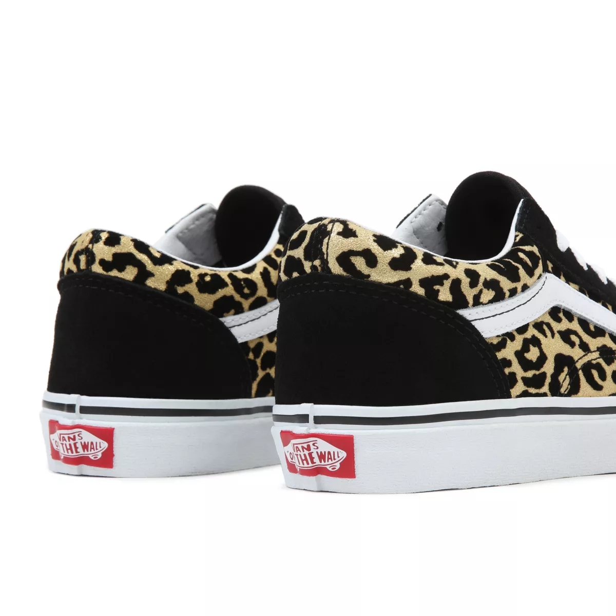 Vans Flocked Leopard Old Skool Noir | VN277E3YT66