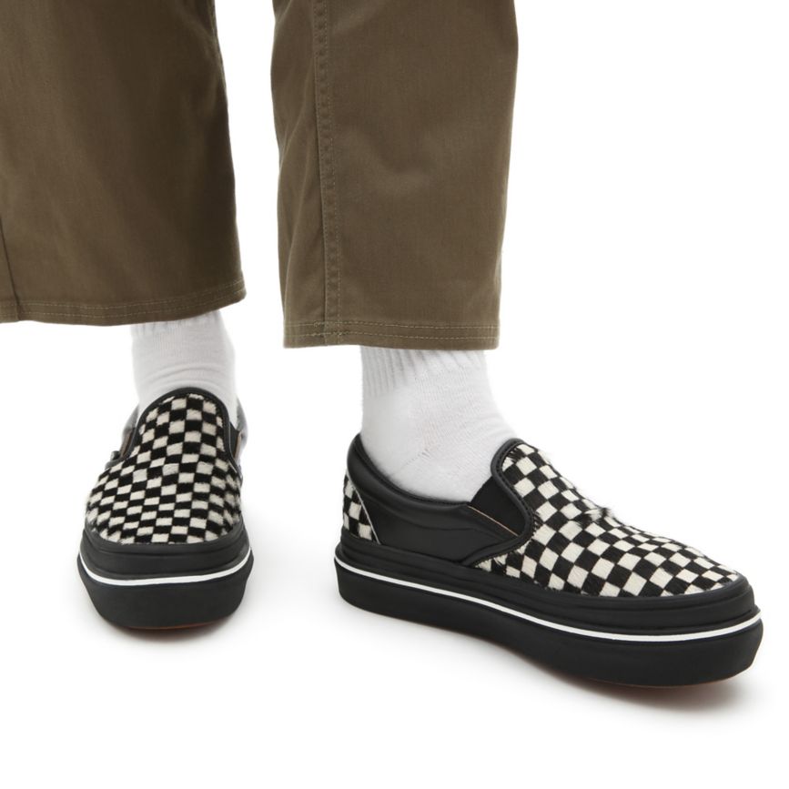 Vans Fury Super ComfyCush Slip-On Noir | VN426D4NL95