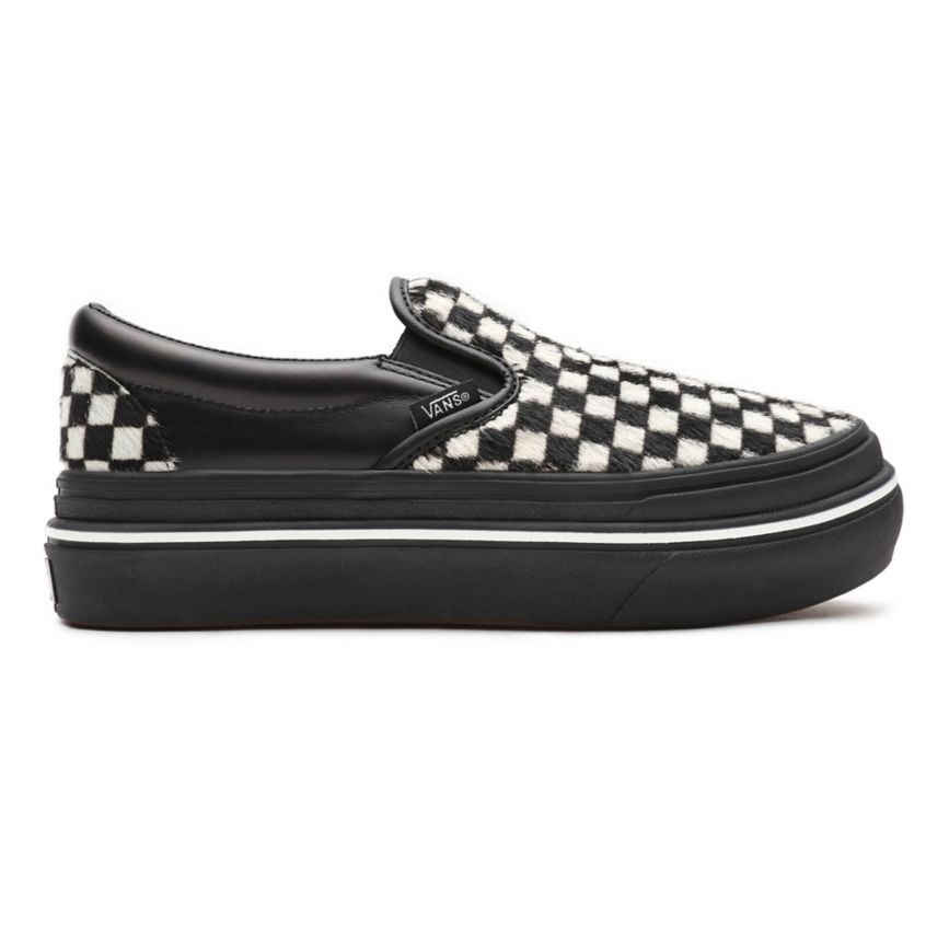 Vans Fury Super ComfyCush Slip-On Noir | VN426D4NL95