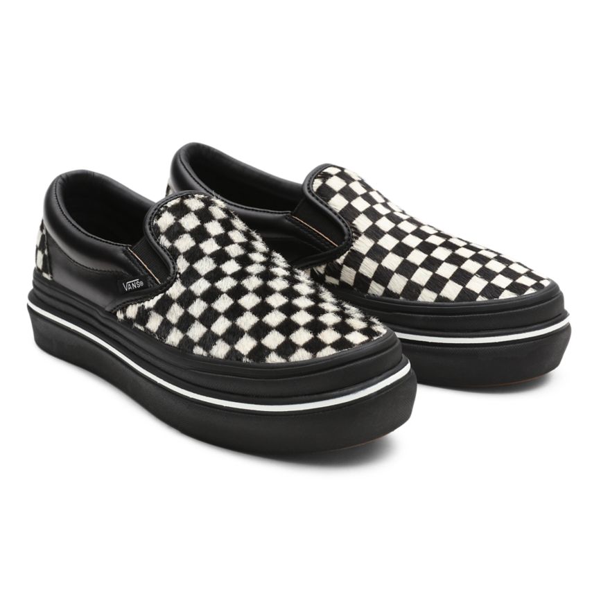 Vans Fury Super ComfyCush Slip-On Noir | VN426D4NL95