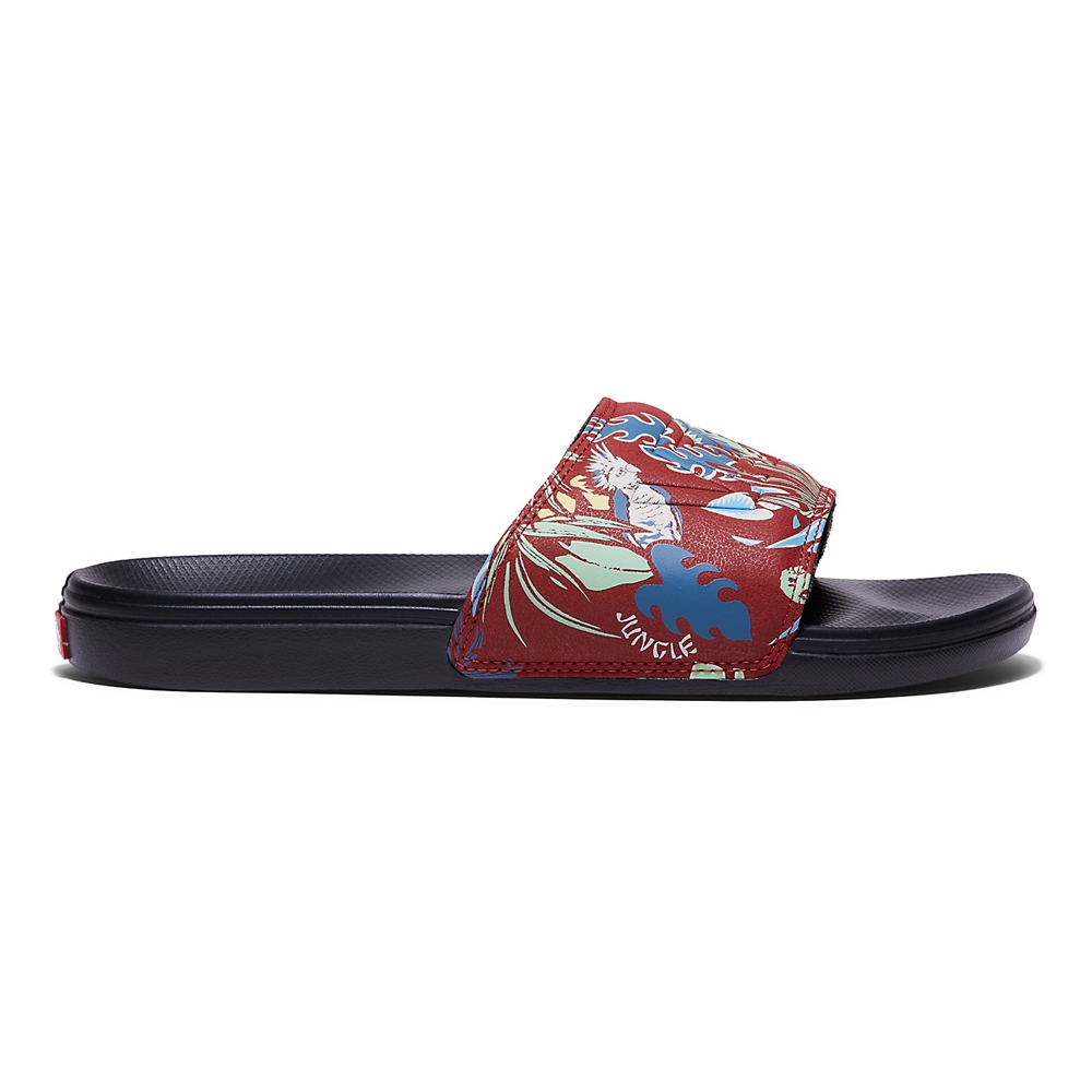 Vans Hawaiian Jungle La Costa Badslippers-On Rouge | VN635Y4LS34