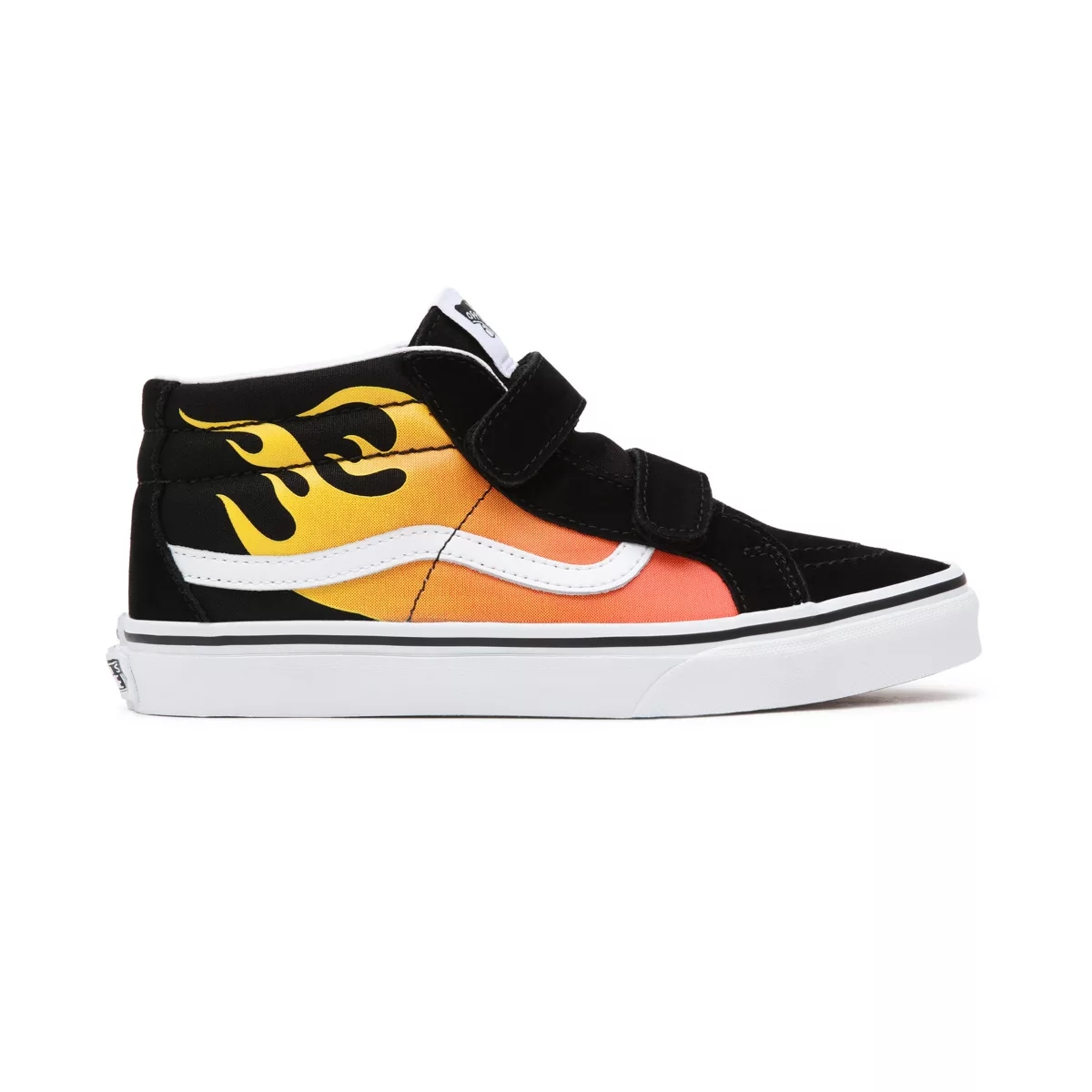 Vans Hot Flame Sk8-Mid Reissue Klittenband Noir | VN533Q9OF94