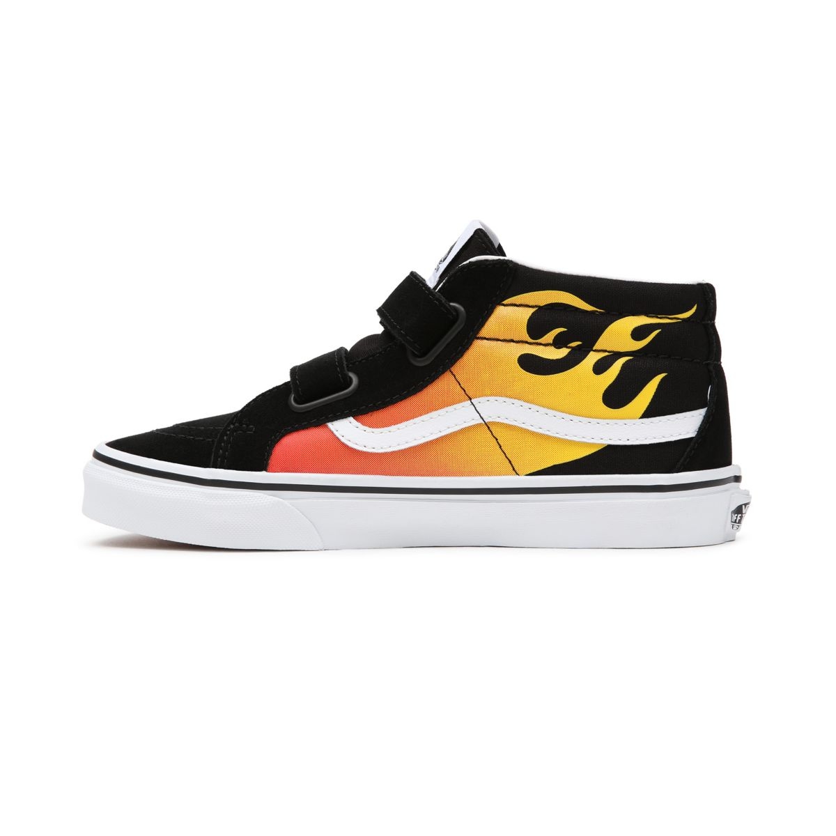 Vans Hot Flame Sk8-Mid Reissue Klittenband Noir | VN533Q9OF94
