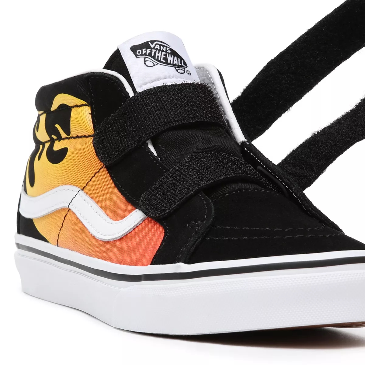 Vans Hot Flame Sk8-Mid Reissue Klittenband Noir | VN533Q9OF94