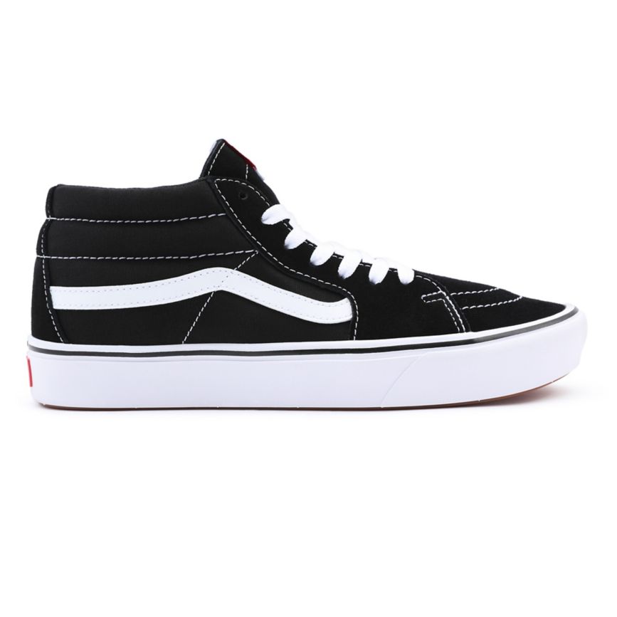 Vans Klassieke ComfyCush Sk8-Mid Noir | VN027M8NS14