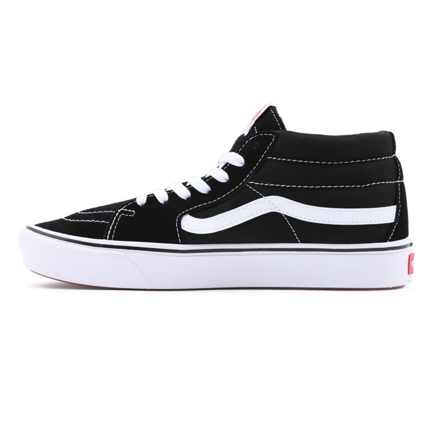 Vans Klassieke ComfyCush Sk8-Mid Noir | VN027M8NS14