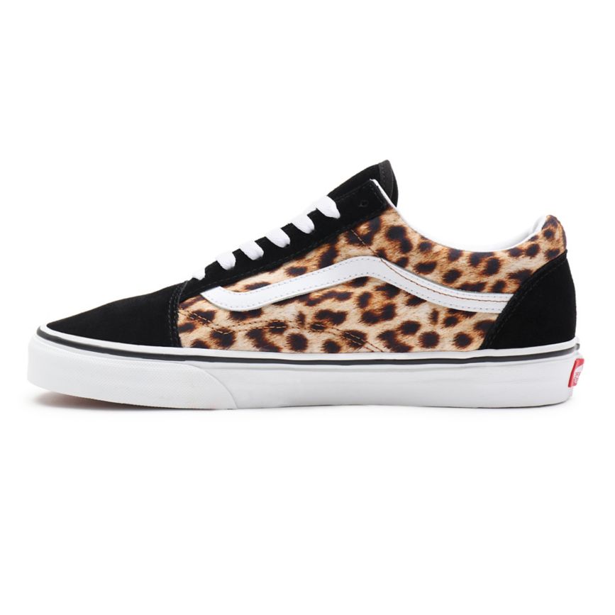 Vans Leopard Old Skool Noir | VN691N6DM52