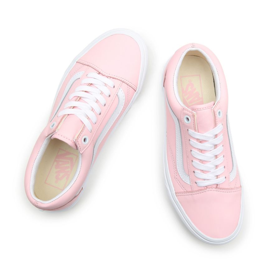 Vans Leren Old Skool Blanche | VN111A1QZ48