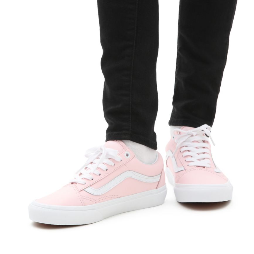 Vans Leren Old Skool Blanche | VN111A1QZ48
