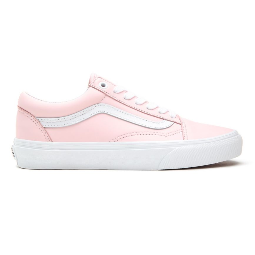 Vans Leren Old Skool Blanche | VN111A1QZ48