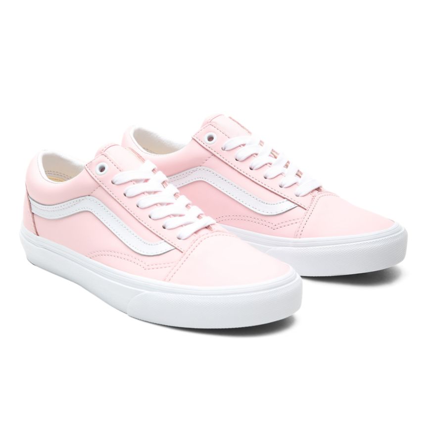Vans Leren Old Skool Blanche | VN111A1QZ48