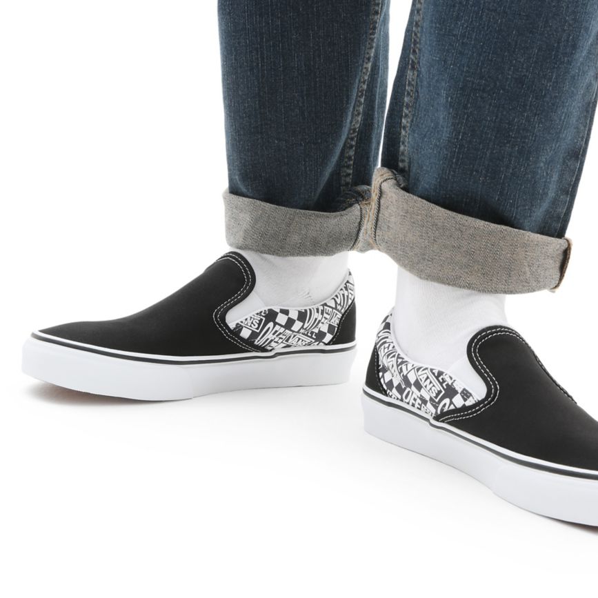 Vans Off The Wall Klassieke Slip-On Noir | VN143U9JJ40