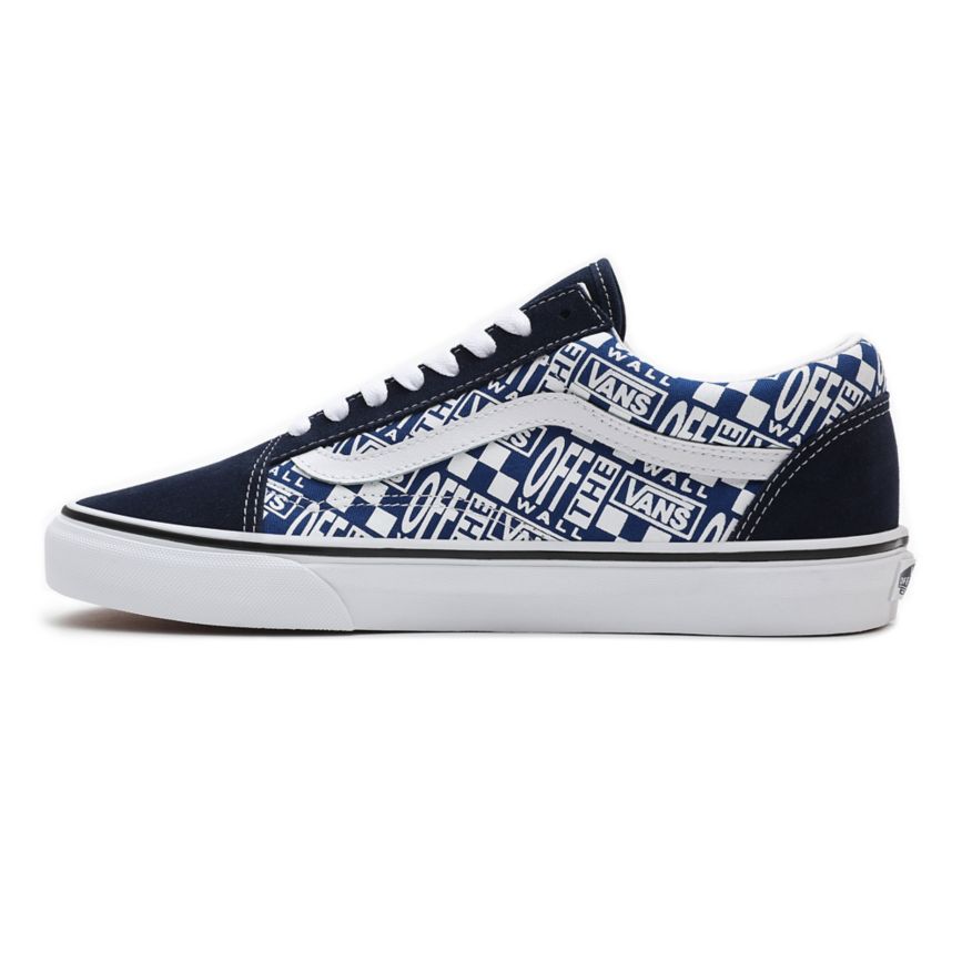 Vans Off The Wall Old Skool Bleu | VN518I7QZ16