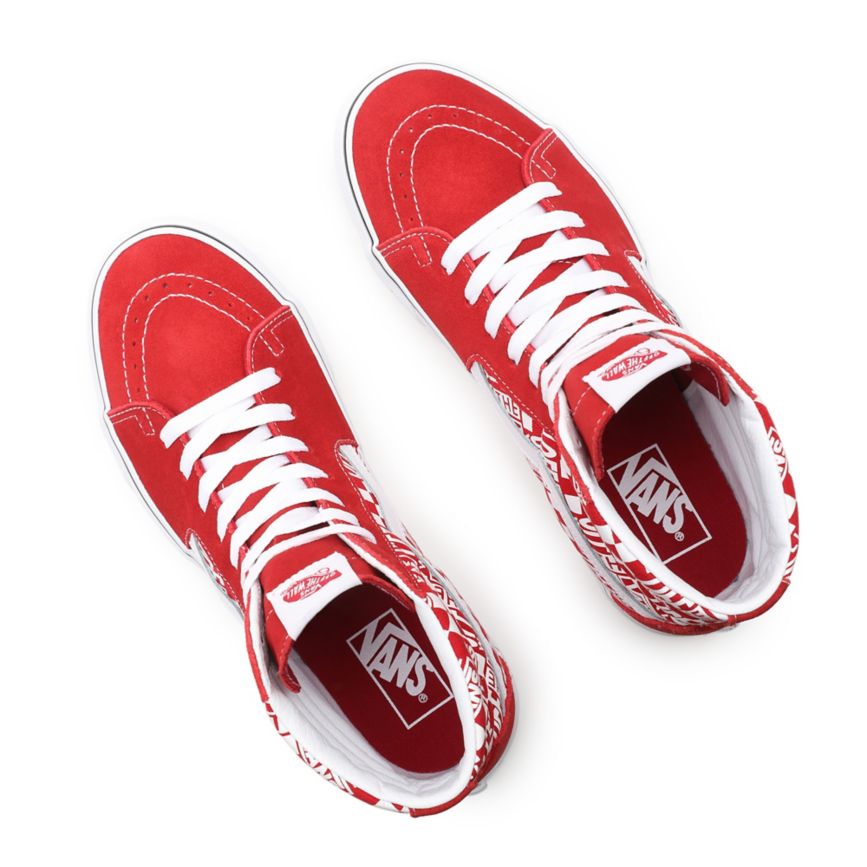 Vans Off The Wall SK8-Hi Rouge | VN215R7OH89