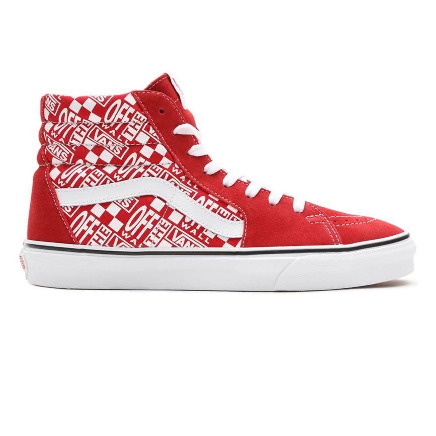 Vans Off The Wall SK8-Hi Rouge | VN215R7OH89