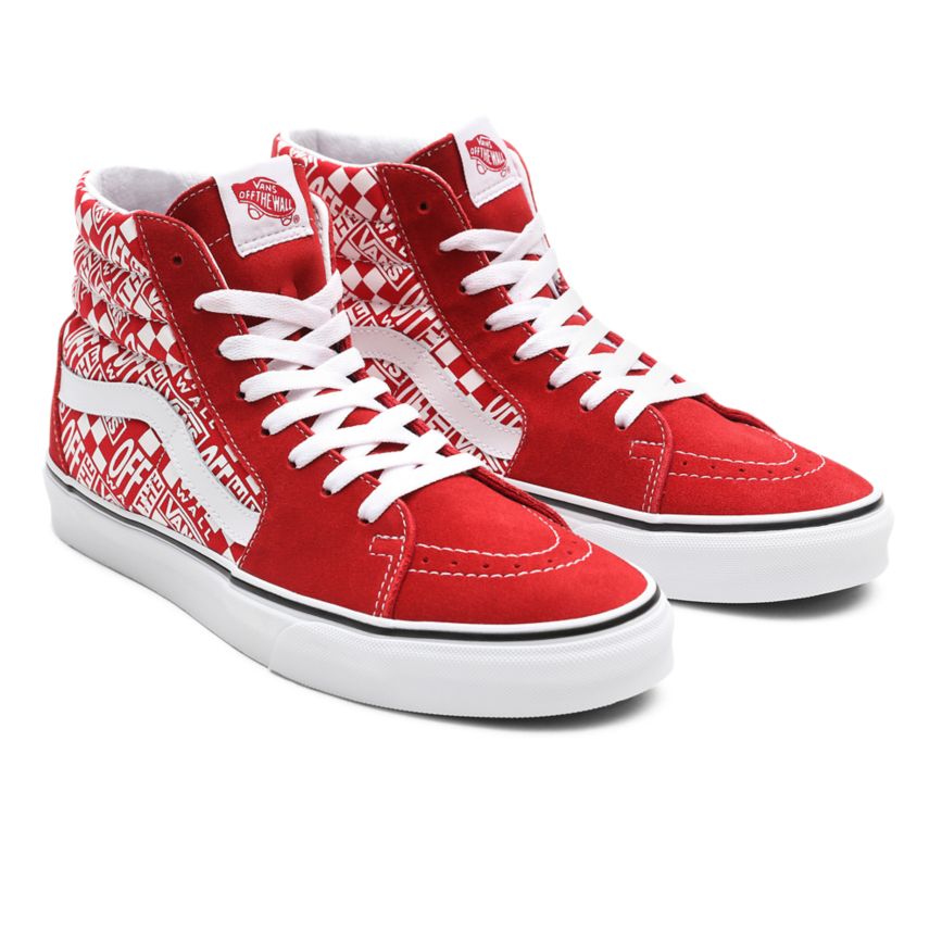 Vans Off The Wall SK8-Hi Rouge | VN215R7OH89
