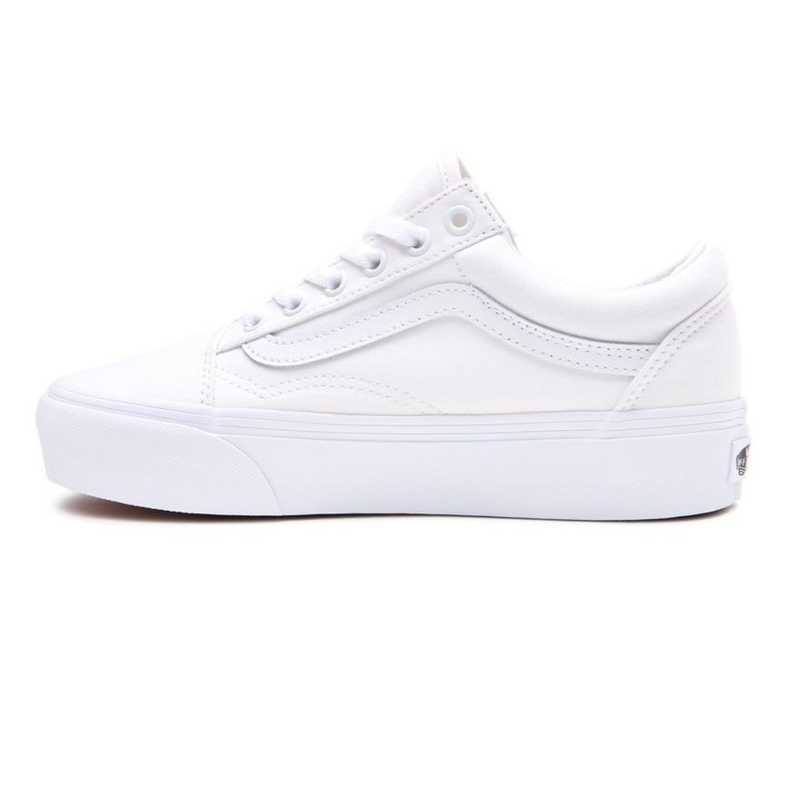 Vans Old Skool Platform Blanche | VN175M5UX57