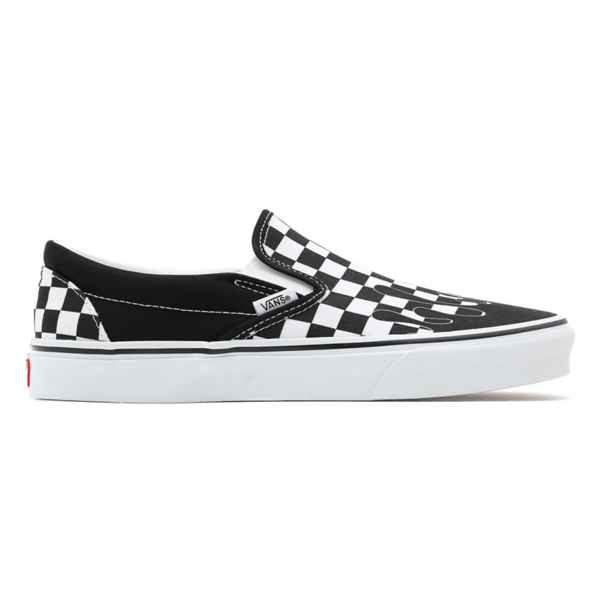 Vans Paint Drip Checkerboard Klassieke Slip-On Noir | VN341V1CS45