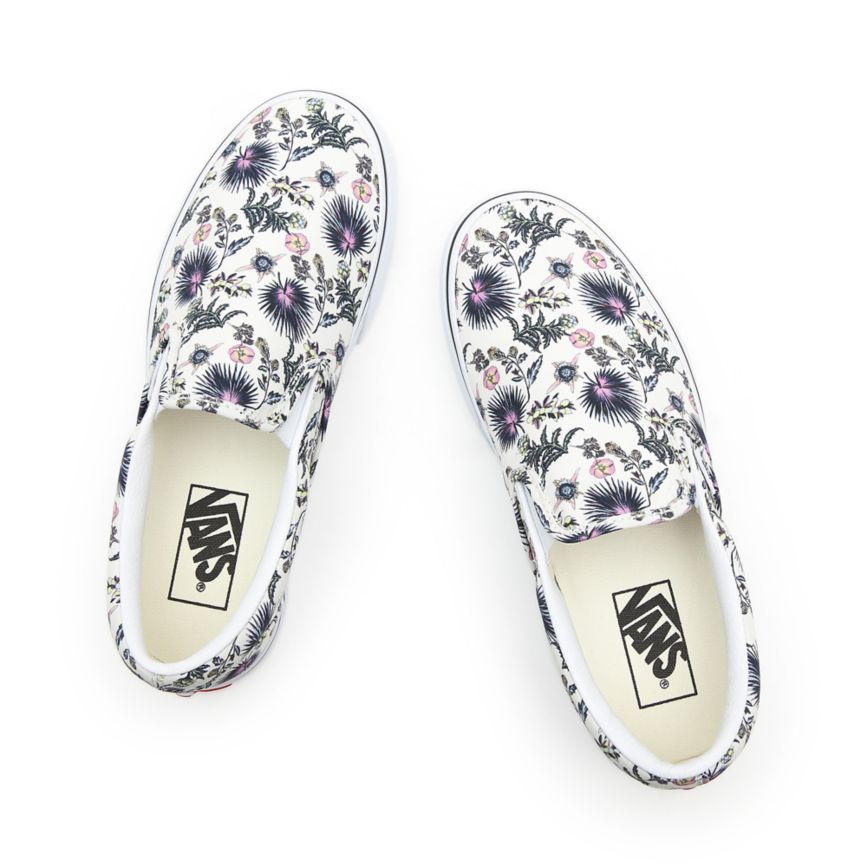 Vans Paradise Floral Klassieke Slip-On Blanche | VN064W5OQ04