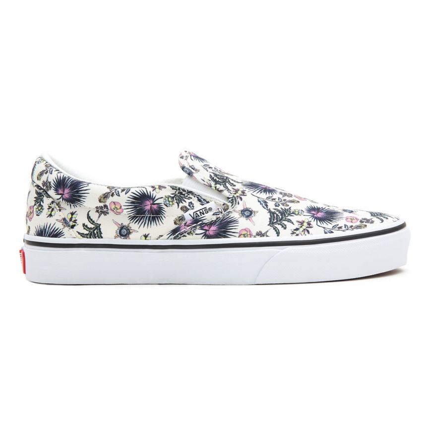 Vans Paradise Floral Klassieke Slip-On Blanche | VN064W5OQ04
