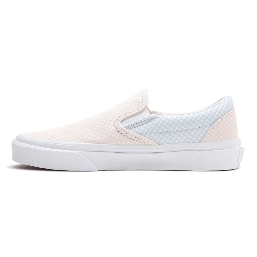 Vans Pastel Checkerboard Klassieke Slip-On Blanche | VN412N0RJ46