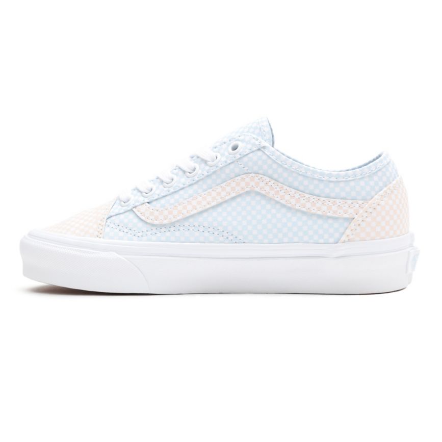 Vans Pastel Checkerboard Old Skool Tapered Blanche | VN333T7DX74