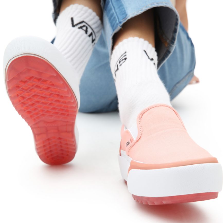 Vans Pastel Klassieke Slip-On Stacked Roze | VN695D4CI22