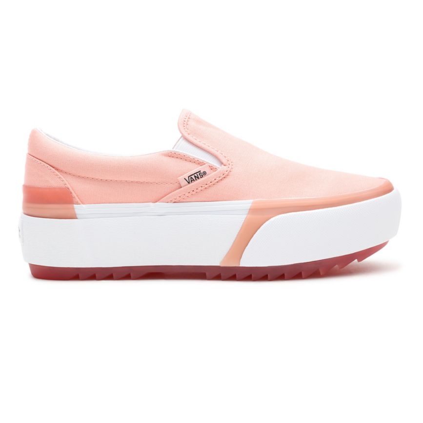 Vans Pastel Klassieke Slip-On Stacked Roze | VN695D4CI22